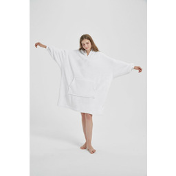 Spod Igły I Nitki Kocobluza Hoodie biała