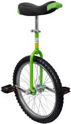 VidaXL, Unicykl, zielony, 20''