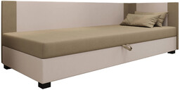 Elior Klasyczny tapczan młodzieżowy jasny brąz + ecru