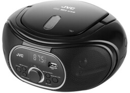 Radioodtwarzacz CD JVC RD-E221B czarny Boombox Tuner FM