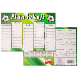 Plan lekcji A5 Piłka (25szt)