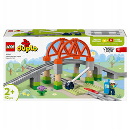 Lego Duplo Most i tory kolejowe zestaw rozszerzający