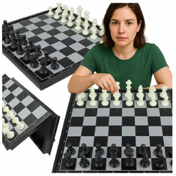 Szachy Magnetyczne Klasyczne Podróżne Gra w Szachy Planszowa