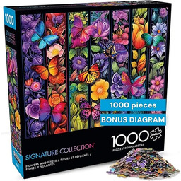 Buffalo Games - Kwiaty i samoloty - 1000