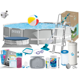 Basen Intex 457x107 Ogrodowy Stelażowy 26724 20w1