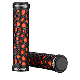 Gripy rowerowe Rockbros 2017-14AOR - czarno-pomarańczowe