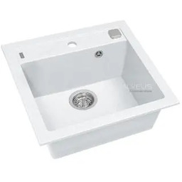 Alveus Formic 20 4402011 Granitowy Biały Zlewozmywak prostokątny