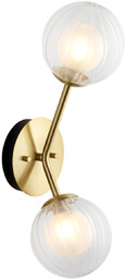 Lampa ścienna hampton L&-196691 Light& szklane kule plisowane