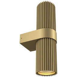Ścienna lampa tuba Dynamics MOD326WL-02MG Maytoni plisowana złota