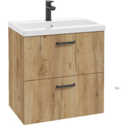 Zestaw szafka z umywalką Gaja D60 dąb craft