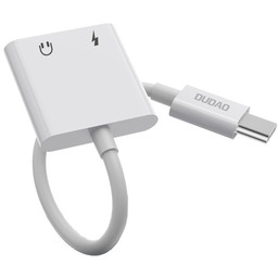 Dudao adapter przejściówka rozdzielacz słuchawkowy USB Typ C