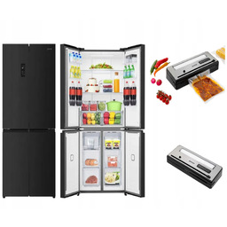 Lodówka Gorenje NRM819E61BX Zgrzewarka Multidoor Czarna NoFrost 460L