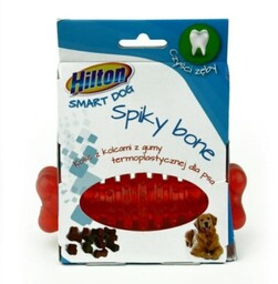 HILTON Dog Spiky Ball mix kolor Kość