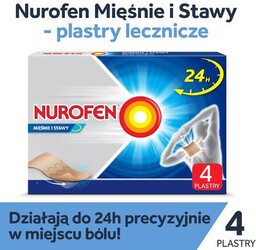 Nurofen Mięśnie i Stawy PLASTRY - 4SZT