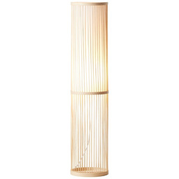 Brilliant Bambusowa lampa podłogowa Nori 92771/09 tuba naturalna