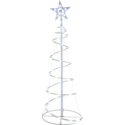 Choinka spiralna zewnętrzna Spark zimny biały 48 x