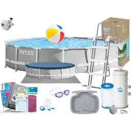 Basen Intex 457x107 Ogrodowy Stelażowy 26724 16w1