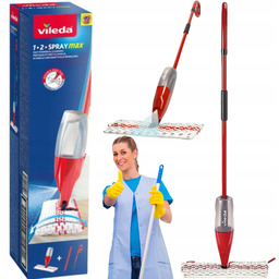 Mop Ze Spryskiwaczem Vileda do podłóg Obrotowy Wkład