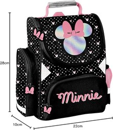 KROK Minnie Plecak szkolny Unisex dla dzieci, Wielobarwny,