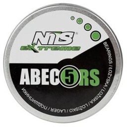 ŁOŻYSKA (8szt.) OPAK. METAL ABEC-5 RS ZIELONY CARBON