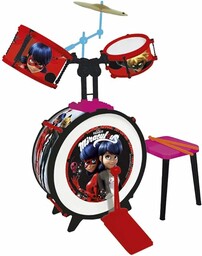 Reig 2676 Ladybug zestaw perkusyjny
