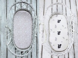Sleepee, Prześcieradło do wózka, Różowy/Wiewióry, 2 szt.
