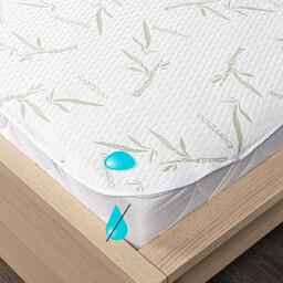 4Home Bamboo wodoodporny ochraniacz na materac z gumką,