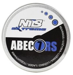 ŁOŻYSKA (8szt.) OPAK. METAL ABEC-7 RS NIEBIESKI CARBON