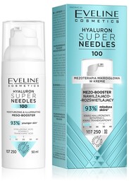 Eveline Hyaluron super needles 100 mezo-booster nawilżająco rozświetlający