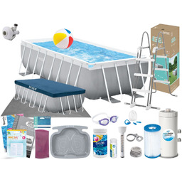 Basen Intex 488x244x107 Ogrodowy Stelażowy 26792 19w1