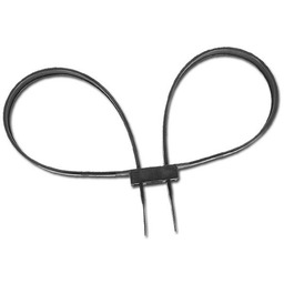 Kajdanki Jednorazowe Mil-Tec - Wzmacniane - Czarne