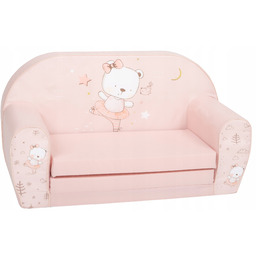 Mini Sofa Różowy Miś
