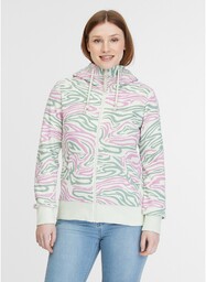 bluza RAGWEAR - Neskia Print Zip Light Mint
