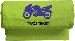Mały Ręcznik Motocykl + Twój tekst 100x50