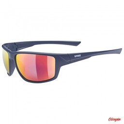 Uvex Okulary Sportstyle 230 niebieski/czerwony