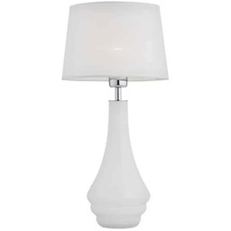Lampa stołowa AMAZONKA 3029 designerska do sypialni biała