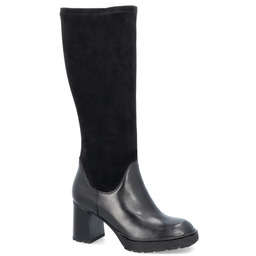 Kozaki na obcasie z elastyczną cholewką - CAPRICE