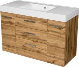 Szafka łazienkowa dąb naturalny 120 cm FOKUS NEW
