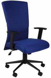 Fotel biurowy Basic niebieski