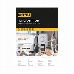 Bi-Office Blok do flipchartów A1, pusty, 20 arkuszy,