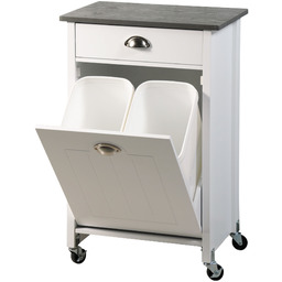 Kesper Wózek kuchenny z koszem na śmieci, 50