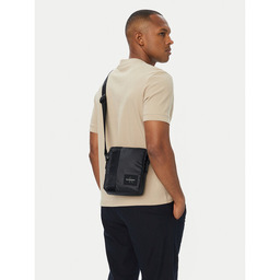 Saszetka Calvin Klein Rubberized Reporter LV04D3480G Czarny