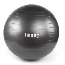 Piłka safety plus tiguar 65 cm (grafit)