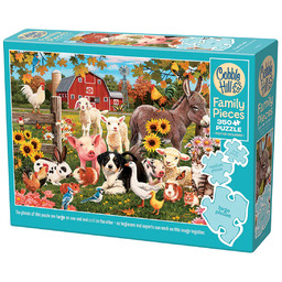 Cobble Hill, Puzzle, Zwierzęta z farmy, 350 el.