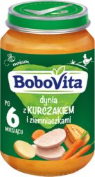BoboVita Obiadek, dynia z kurczakiem i ziemniaczkami, po
