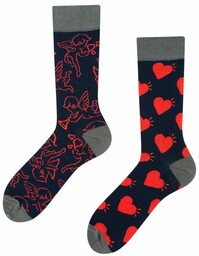 Todo Socks Amore Mio,, Anioł, Serce, Kolorowe Skarpety