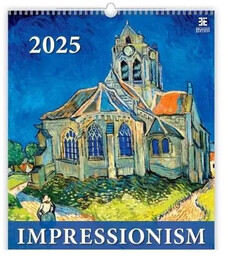 Kalendarz 2025 ścienny Impressionism HELMA