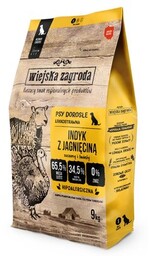 WIEJSKA ZAGRODA Karma dla psa Indyk z jagnięciną