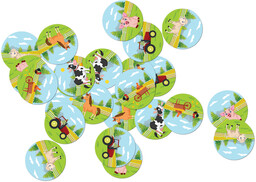 Konfetti urodzinowe Farma - 36 szt.