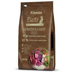 Fitmin Purity Senior&Light Rice Venison&Lamb - sucha karma